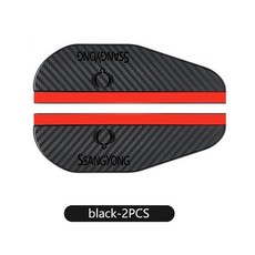 자동차 백미러 비 눈썹 스티커 쌍용 렉스턴, 1. SYL-03B-black-2PCS, 1개