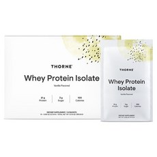 Thorne 分離乳清蛋白粉隨身包 香草風味 14條入, 1個, 390.6克