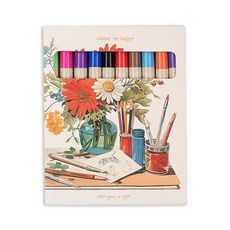 konges sløjd小小藝術家套裝組：水畫本、貼紙書、彩色筆、蠟筆，激發孩子無限創意, 魔法變色彩色筆