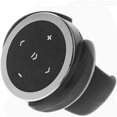 폴라랜더 차량 무선 블루투스 원격 제어기 휴대폰 키트 스티어링 휠 수신기 CR2032 배터리 iOS 및 안드로이드용