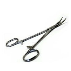 겸자 12.5cm 곡선 겸자가위 귓털가위