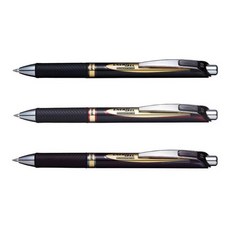 펜텔 에너겔퍼머넌트 BLP75-A 0.5mm, 1세트, 검,빨,파 (3개)