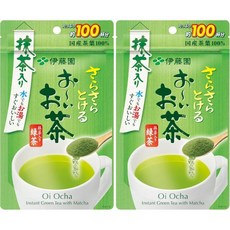 말차 가루 파우더 이토엔 오이오차 말차가 들어간 녹차 지퍼백 타입, 80g