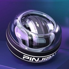 【雙兵桌球】 桌球訓練用品 PJ金屬腕力球 腕力器 腕力訓練 六彩星耀款曜黑, 1個, 曜黑