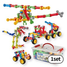 토이토 뼈다귀 관절블럭 빌딩블럭 170pcs 어린이 소근육 인지 발달, 1개