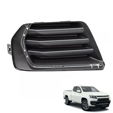 SEBLAFF 1피스 왼쪽 안개등 커버 콜로라도 2021 2022용 조명 구멍 없음, SEBLAFF 1피스 왼쪽 안개등 커버, 콜로라도 20