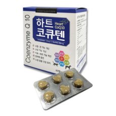 반려동물 하트코큐텐 60정, 1개