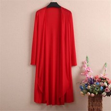 긴 소매 여름 태양 보호 의류 여성 가디건 루즈한 코트 재킷 목도리 겉옷