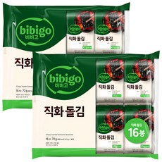 비비고 직화돌김, 2개, 72g