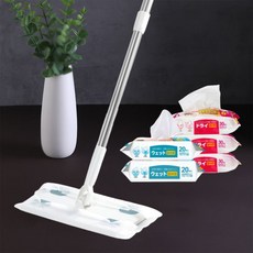 물걸레 밀대 정전기 청소포 호환 물티슈 마대 P843-O, 04.E424+P843 세트, 길이, 색상