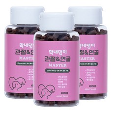 강아지 관절영양제 고함량 슬개골 탈구 예방 콘드로이친 막내댕이 관절&연골 마스터 100g, 3개, 뼈/관절강화, 99정