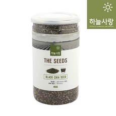 하늘사랑 블랙 치아씨드 450g 용기형, 3개