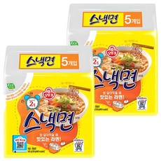 오뚜기 스낵면 108g, 10개