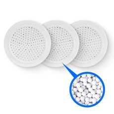 윤슬아 원킬 KDF 3중 필터샤워기 리필 필터 아황산칼슘 필터 3개입, 무향, 1세트