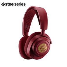 Steelseries 電競耳機，舒適佩戴，精準音效定位，高解析度音頻，時尚外觀設計, Nova7 龙【红色限走】, Arctis Nova 7P