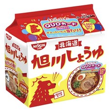 닛신 라멘가게 홋카이도 아사히카와 쇼유 5개입 445g, 1개