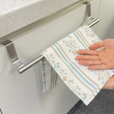 씽크대문 긴 핸드타올걸이대 도어홀더 주방 수건건조대