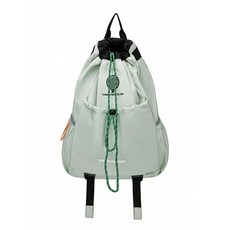 瑜伽包旅行包登山包書包行李包健身包胸包行李袋斜背包手提包籃球足球包雙肩包減壓肩帶旅行包收納輕便電腦收納包隨身旅遊透氣短途出差濕物層高級感抽繩軟皮登山亮面輕薄獨立鞋盒隨身小包, 淺綠色