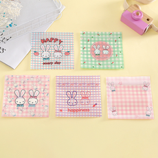 Kimyustore多功能兔子夾鏈袋 50張組, 兔子多用途拉鍊包 50 張