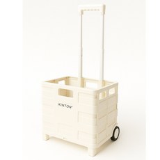 킨톤 밀키 접이식 다용도 캠핑 쇼핑카트, 화이트, 1개