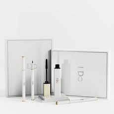 I Do輕奢白金套盒睫毛膏眼線筆，持久水潤不暈染，打造濃密纖長捲翹睫毛，精準勾勒眼部輪廓，展現迷人電眼, 1個, I Do【白金套盒】睫毛膏+眼線筆