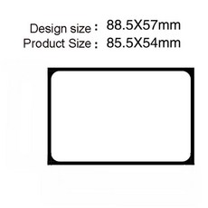 GEEKI 명함 제작 네임 카드 맞춤 커스텀 디자인 투명 PVC 방수 프로모션 다채로운 인쇄 개인 로고 땡큐 500 개, [01] Horizontal Cards, [01] PVC