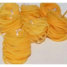 【弓城弓箭館】圓皮筋 彈弓皮筋 成品 彈弓扁皮筋 1745 2050 6090 加速皮筋 鋼珠 彈弓, 1個, 2050圓皮筋 (橘色),五十公尺(20元/每1公尺)