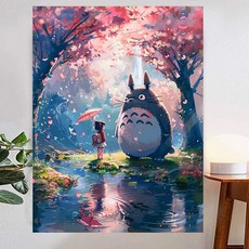 일본 애니메이션 이웃집 토토로 패브릭포스터 벽장식 인테리어, 29