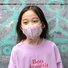 WH0548 빨아쓰는 마스크-핑크 아동 주니어 중학생 유아 마스크 면 초등학생 캐릭터 빨아쓰는 dew+4691Ca