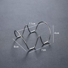브리또 바스켓 타코트레이 또띠아 튀김기, A. 2칸 U자형