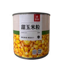 爭鮮 甜玉米粒 非基因改造, 340g, 24罐