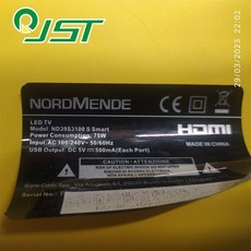 NORDMENDE 39 TV ND39S3100S 스마트용 100% 새 3개/키트 LED