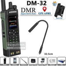 스마트 기상 바오펑 DM-32 벨트 홀스터 포함 DMR 무전기 디지털 GPS APRS 워키토키 AES256 암호화 999CH 듀, 05 Gooseneck, 05 Gooseneck