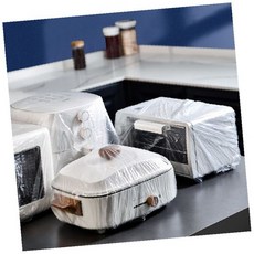 주방가전덮개 투명비닐 먼지방지 기름때차단 토스터오븐 에어프라이어 전용덮개, 1개