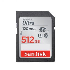 SANDISK Ultra 512G SD Class10 UHS-I 讀寫速度高達 120MB/s 記憶卡, 1個, 512GB