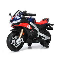 BEINI貝婗 Aprilia授權兒童電動摩托車(電動機車 電動車 重機電動車 學步車 兒童電動坐騎/BN-3188), 紅藍, 1個