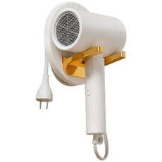 E.dot 北歐可摺疊吹風機架, 黏貼式 浴室適用, 北歐白, 4個