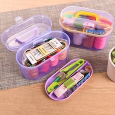 便捷針線收納盒針線包套裝 diy家用縫衣工具縫紉針線盒手縫, 1個, 如圖:1盒