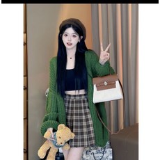 임산부 패션 코디 니트 코트