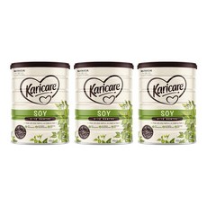 호주 뉴트리시아 캐리케어 소이 밀크 신생아 아기 분유 900g 3통 0~12개월, 3개