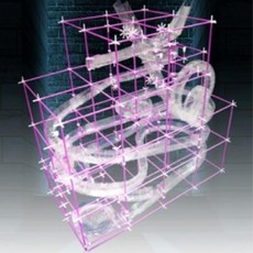 초등학교 팀별 단체활동 조립교구 투명 레일 롤러코스터 조립 구조물만들기 유치원