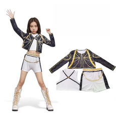 兒童三件套舞台表演服飾, 魯米-110cm, 1個