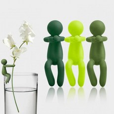 홈가드닝 수경재배 식물 고정기 사람모양 지지대 수경식물 고정핀 3P, 1개