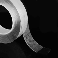 1M 2M 3M 5M 방수 투명한 양면 나노 테이프 재사용 홈 테이프 접착제 도자기 목재 금속 플라스틱 슈퍼 접착제, 20mmx1M, 1개