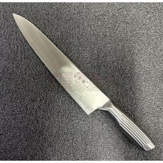 工具家達人 西滿鐵店台灣製三合鋼鐵柄多功能料理刀具組 (三德刀/水果刀/日式菜刀/牛刀/廚師刀), 1個, 24cm 牛刀,原產利度