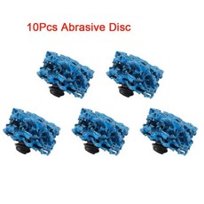 철근녹제거 1인치 25mm 퀵 체인지 연마 디스크 간편한 스트립 클린 그라인딩 휠 패드가있는 R 형 막대 잠금, 04 10Pcs Abrasive Disc