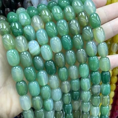 10X14MM 드럼 배럴 모양 천연석 다채로운 마노 루즈 스페이서 참 DIY 팔찌 목걸이 액세서리, 01 10X14MM about 13pcs, 02 17