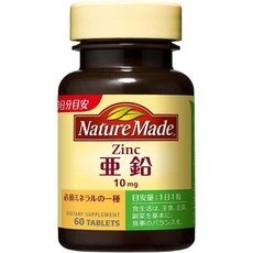 Nature Made 萊萃美 鋅補充錠 10mg, 1罐, 60顆