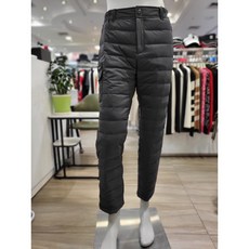 4층 파사디골프 남성 Q24WSB491X 따뜻하고 가벼운 스트레치 다운 패딩바지 블랙