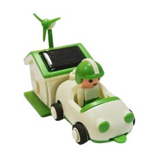 태양광 작동완구 에코하우스자동차 세트 전력만들기 전지판이용 중등기관, 1세트